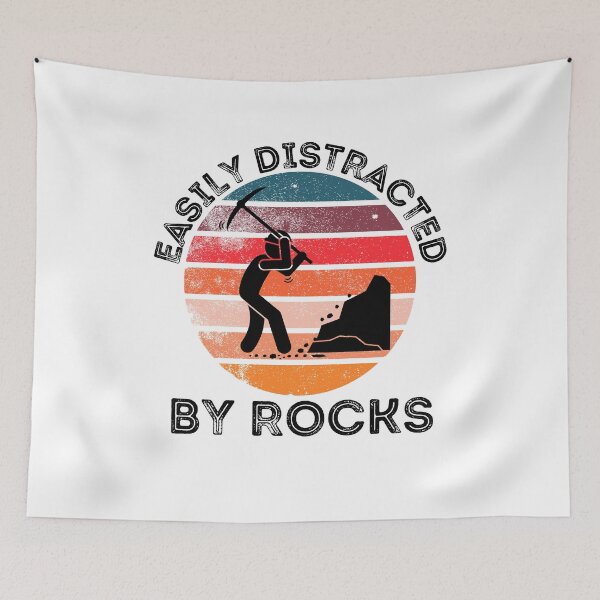 Item preview, Easily distracted by rocks designed and sold by belladesign7.