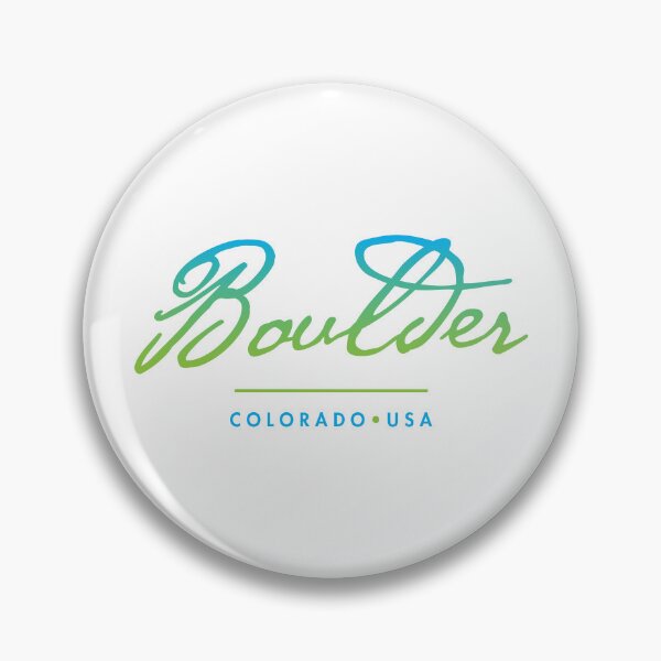 Item preview, Boulder Colorado Typographic Design designed and sold by Futurebeachbum.