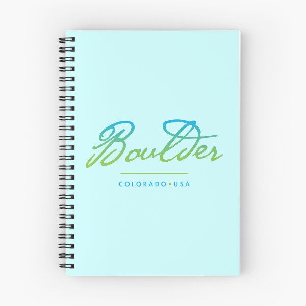 Item preview, Boulder Colorado Typographic Design designed and sold by Futurebeachbum.