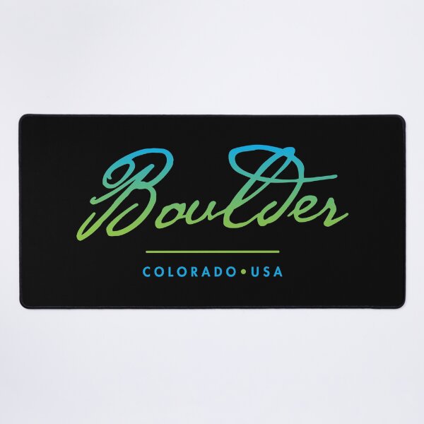 Item preview, Boulder Colorado Typographic Design designed and sold by Futurebeachbum.
