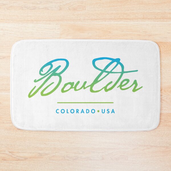 Item preview, Boulder Colorado Typographic Design designed and sold by Futurebeachbum.