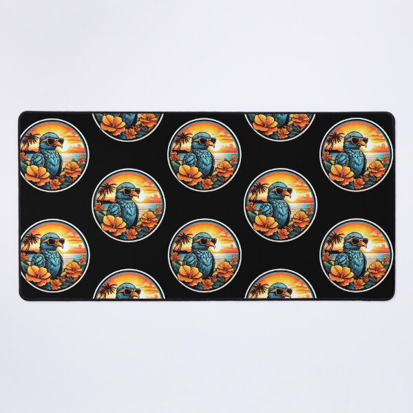 Item preview, Vacation Birdie with Sunglasses at Sunset with Hawaii Orchids designed and sold by NautiChic.
