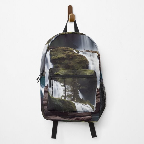 Item preview, waterfalls in the green forest or green jungle 8 designed and sold by AA-designstore.