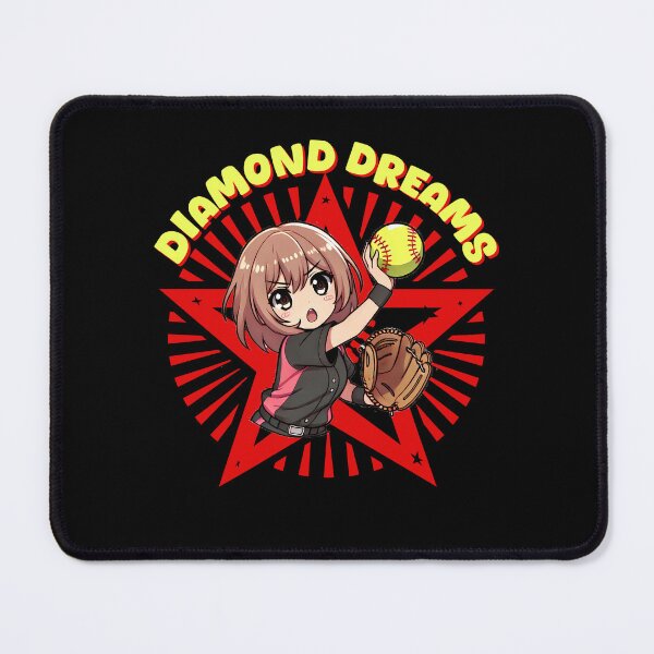 Item preview, Diamond dreams, Chibi girl catching a ball designed and sold by LWOI.