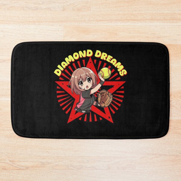 Item preview, Diamond dreams, Chibi girl catching a ball  designed and sold by LWOI.