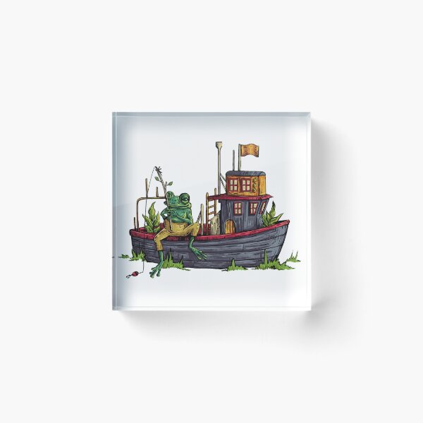 Item preview, Frog Fishing designed and sold by zaffagayoom.