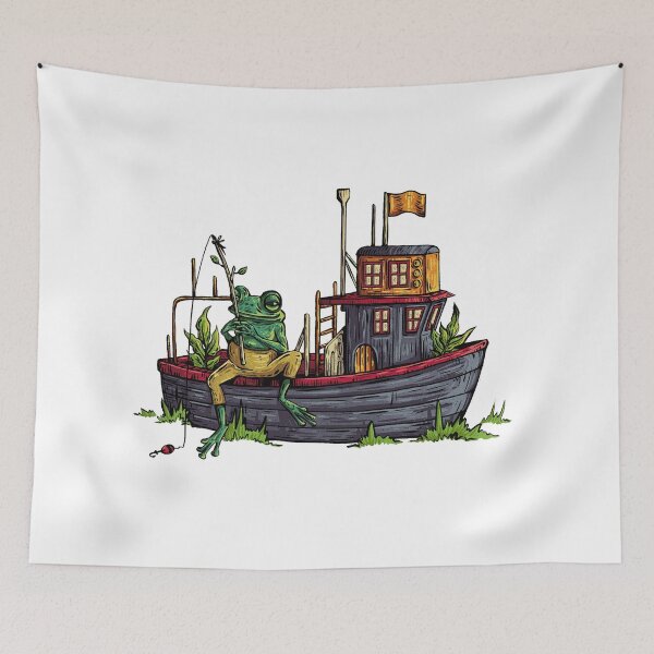 Item preview, Frog Fishing designed and sold by zaffagayoom.