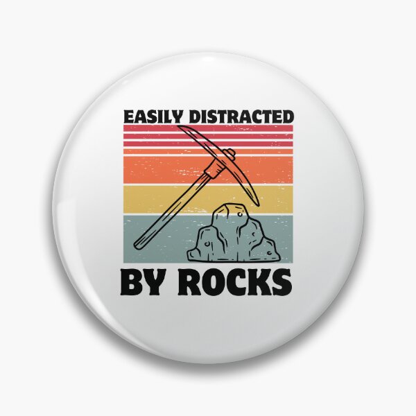 Item preview, Easily distracted by rocks designed and sold by belladesign7.