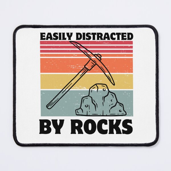 Item preview, Easily distracted by rocks designed and sold by belladesign7.