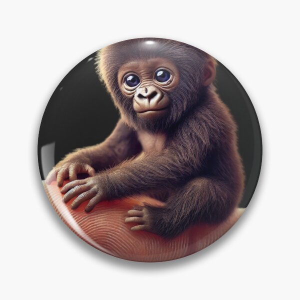 Item preview, Miniature Baby Gorilla Sitting on a Finger designed and sold by Catsmoment.