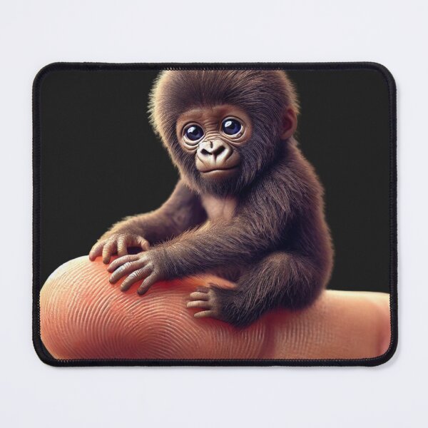 Item preview, Miniature Baby Gorilla Sitting on a Finger designed and sold by Catsmoment.