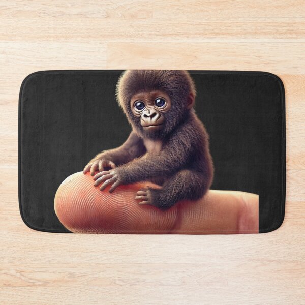 Item preview, Miniature Baby Gorilla Sitting on a Finger designed and sold by Catsmoment.