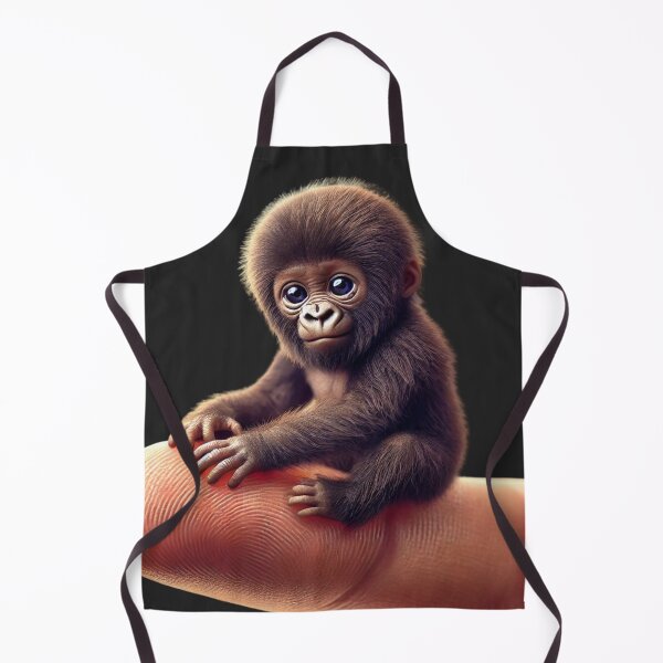 Item preview, Miniature Baby Gorilla Sitting on a Finger designed and sold by Catsmoment.
