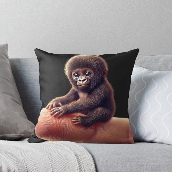Item preview, Miniature Baby Gorilla Sitting on a Finger designed and sold by Catsmoment.