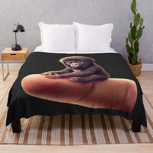 Item preview, Miniature Baby Gorilla Sitting on a Finger designed and sold by Catsmoment.