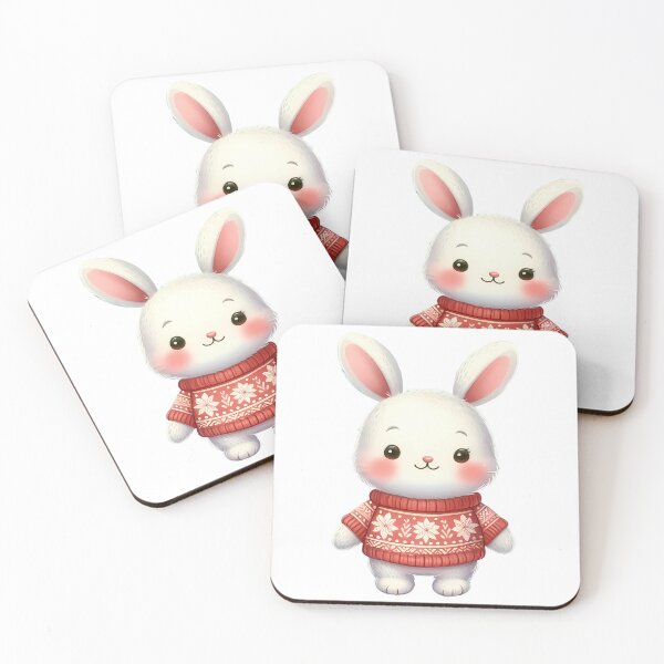 Item preview, A0552 Winter Bunny Delight – Adorable Bunny-Themed Collectible, Perfect Holiday Gift, Festive Winter Decor, Premium Quality Design designed and sold by angieart68.