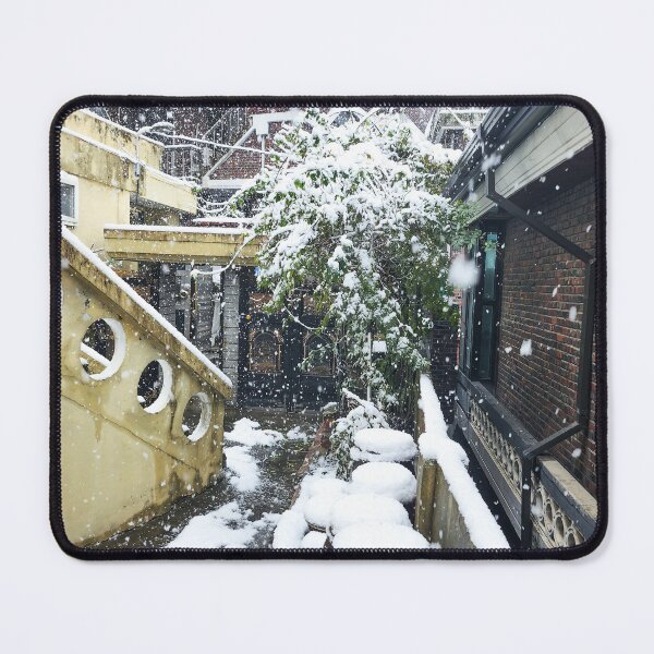 Item preview, Snow-covered trees and Jangdokdae in the front yard designed and sold by suwolstock.