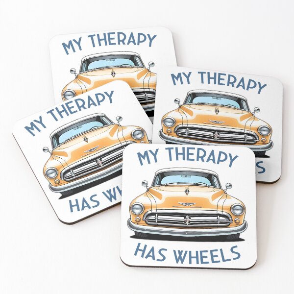 Item preview, Classic Car "My Therapy Has Wheels" designed and sold by RCStoreUy.