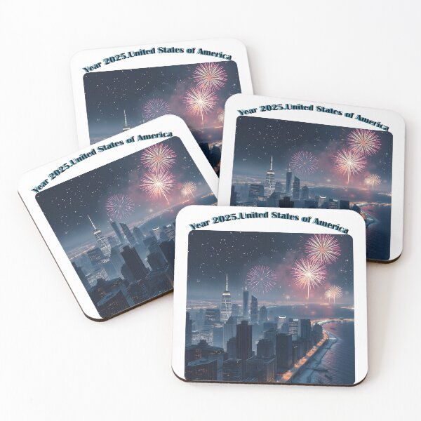 Item preview, American city during New Year's Eve designed and sold by GiCapgraphics.