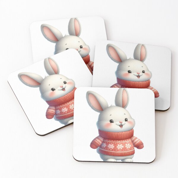 Item preview, A0552 Winter Bunny Delight – Adorable Bunny-Themed Collectible, Perfect Holiday Gift, Festive Winter Decor, Premium Quality Design designed and sold by angieart68.