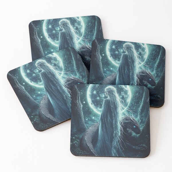Item preview, Moonlit Guardian: Keeper of Dreams designed and sold by LemurianPortals.