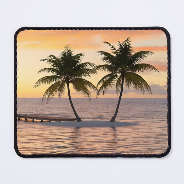 Item preview, palm trees on the island sand 1 designed and sold by AA-designstore.