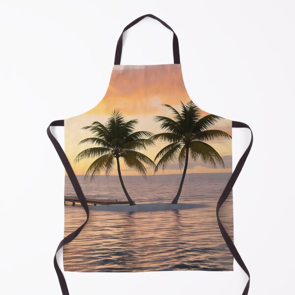 Item preview, palm trees on the island sand 1 designed and sold by AA-designstore.