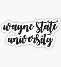 wayne state university Sticker