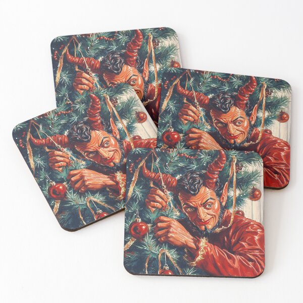 Item preview, Devil Decorates for Christmas designed and sold by TheHauntedDisco.