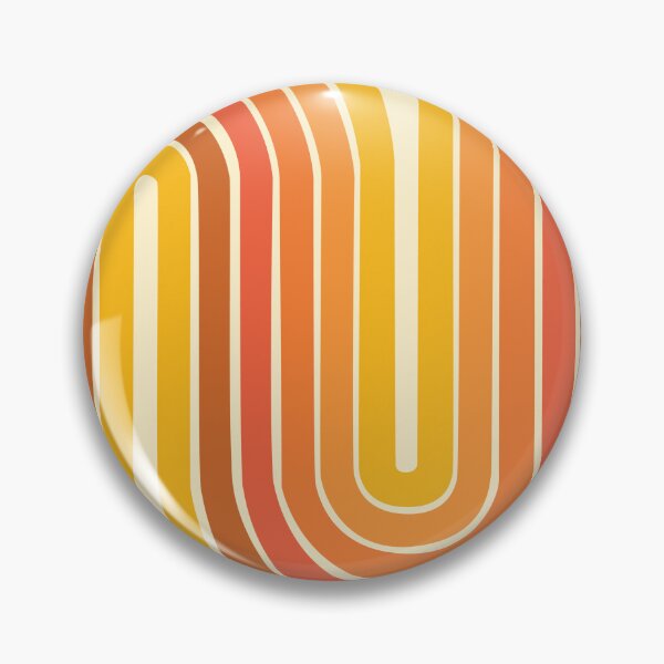 Item preview, Retro 60s/70s wave pattern print designed and sold by retropetrol.