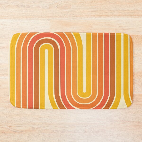 Item preview, Retro 60s/70s wave pattern print designed and sold by retropetrol.