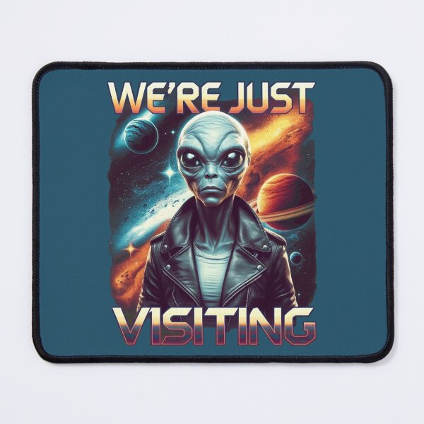 Item preview, Alien - We’re Just Visiting designed and sold by NiRia Spot.