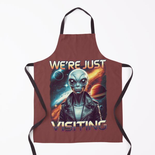 Item preview, Alien - We’re Just Visiting designed and sold by NiRia Spot.