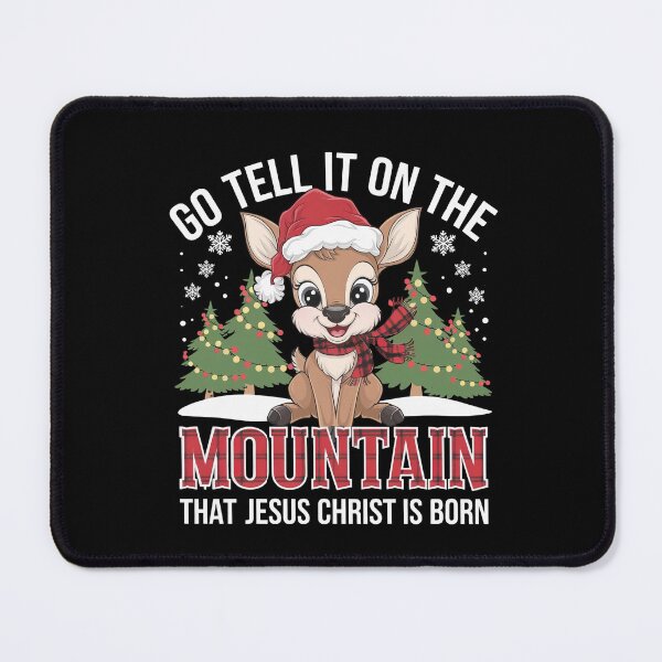 Item preview, Christ Go Tell It On The Mountain That Jesus Christ Is Born designed and sold by PosiMCreations.