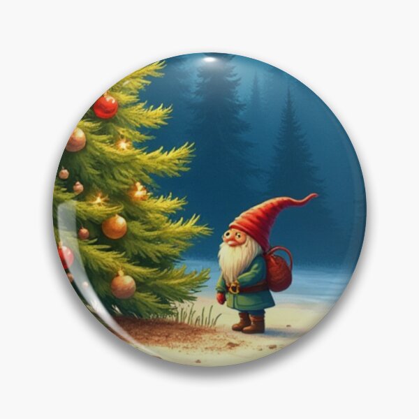 Item preview, enchanting Christmas cards with cute gnomes - Merry Christmas designed and sold by Connys Colorful World.