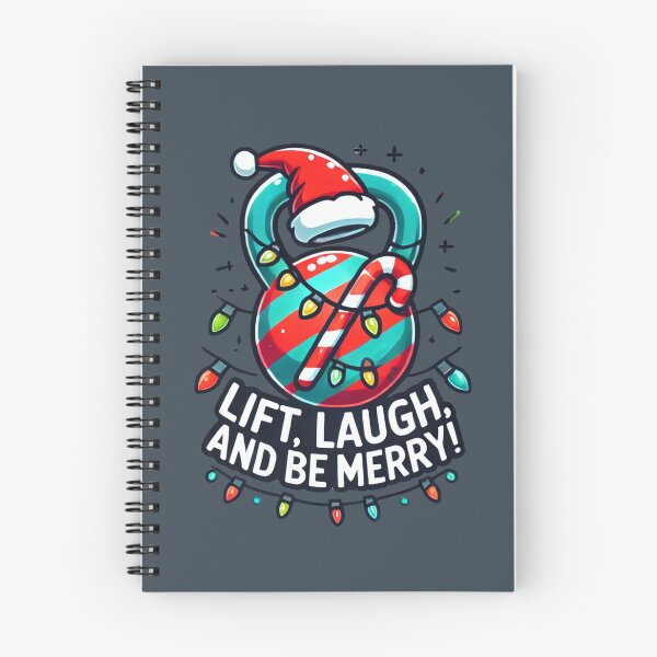 Item preview, Lift, Laugh, and Be Merry: Festive Kettlebell Christmas Design – Perfect for Fitness Enthusiasts designed and sold by astersgraphics.