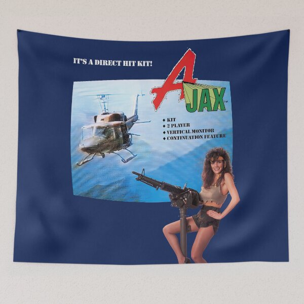Item preview, A-Jax / Typhoon Game Ad designed and sold by Retr0Tshirts.