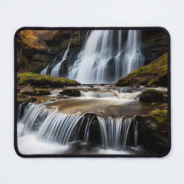 Item preview, waterfall in the green forest or green jungle 9 designed and sold by AA-designstore.
