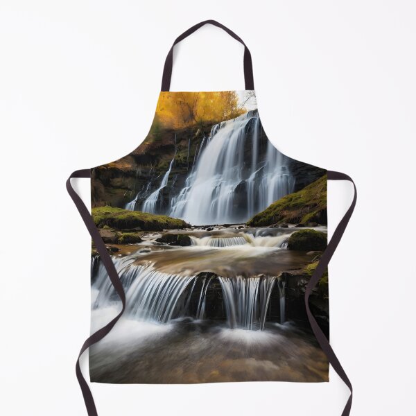 Item preview, waterfall in the green forest or green jungle 9 designed and sold by AA-designstore.