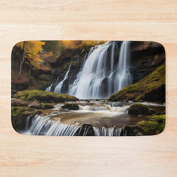 Item preview, waterfall in the green forest or green jungle 9 designed and sold by AA-designstore.
