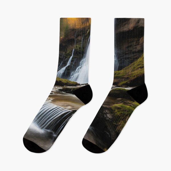 Item preview, waterfall in the green forest or green jungle 9 designed and sold by AA-designstore.