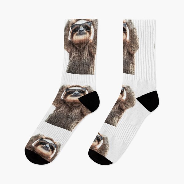 Item preview, Funny cool Sloth wearing sunglasses designed and sold by LazyOwlStore.