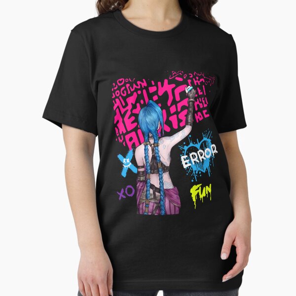 Vista previa del artículo con la obra «Estilo gráfico arcano de Jinx», diseñado y vendido por HaloHop.