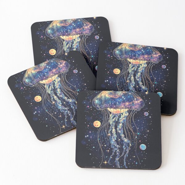 Item preview, Celestial Jellyfish: A Cosmic Tapestry designed and sold by Creet-Design.