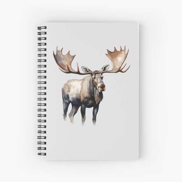 Item preview, Portrait A beautiful watercolor painting of a majestic moose. designed and sold by Happy Shop.