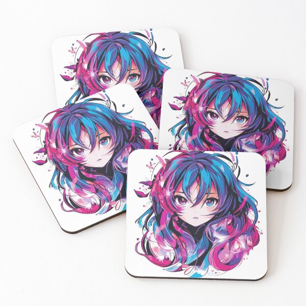 Item preview, Vibrant Anime Character Sticker - Bold and Expressive Design for Apparel designed and sold by alinbos26.