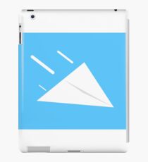 Flying Paper Airplane iPad Case/Skin