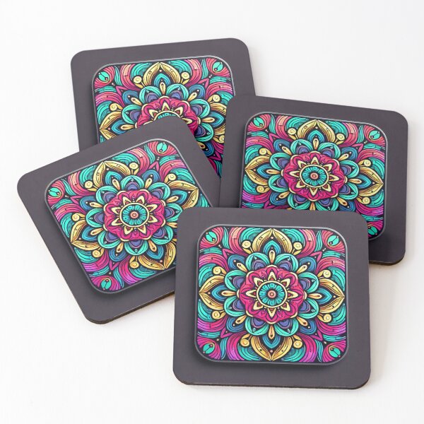 Item preview, Vibrant Geometric Mandala Design designed and sold by Dorudru.