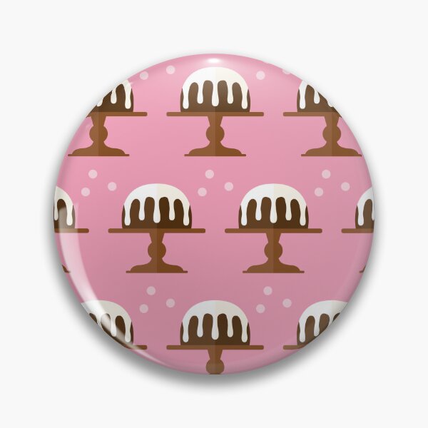 Item preview, Sticky toffee cakes on pink designed and sold by reneesillus.