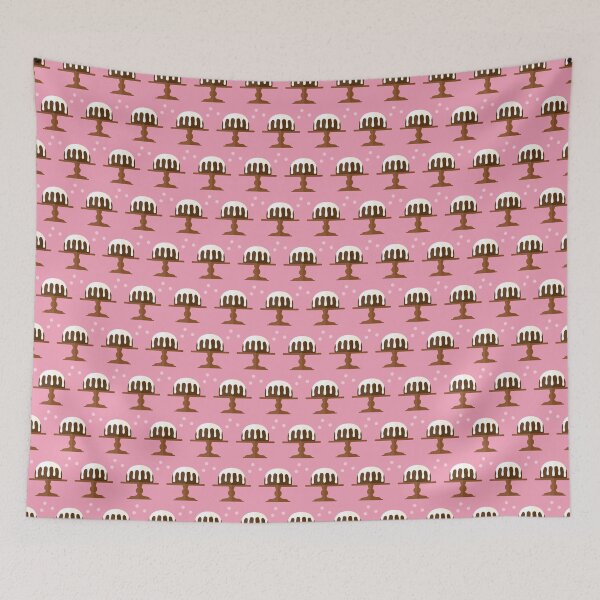 Item preview, Sticky toffee cakes on pink designed and sold by reneesillus.
